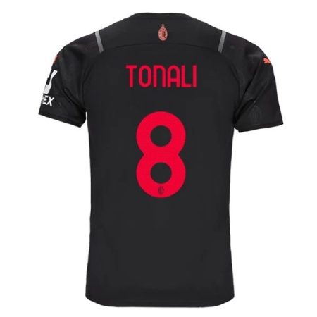 Camisola AC Milan Tonali 8 3ª 2021 2022
